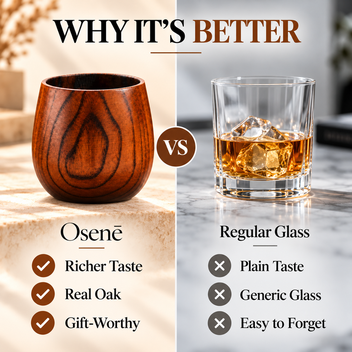 Osene™ Oaken Sip For Whiskey and Bourbon